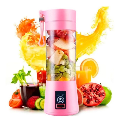 Licuadora Jugos Portatil Batidos 380ml Usb Exprimidor
