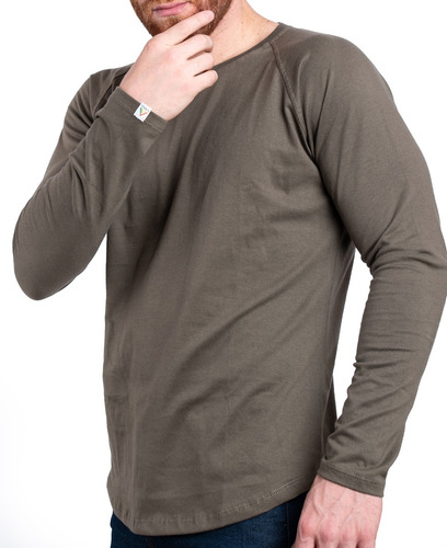Imagen 2 de 9 de Remera Hombre Pack 2 Manga Larga Ultima Modelo Importad A15