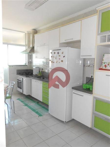 Imagem 16 de 26 de Apartamento Com 3 Dormitórios À Venda, 118 M² Por R$ 460.000,00 - Ocian - Praia Grande/sp - Ap0192