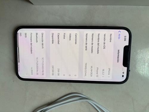 Apple iPhone 13 (256 Gb) - Azul Medianoche (Usado)