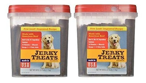 Jerky Treats Tiernos Tiras De Carne De Vacuno Para Perros, 6