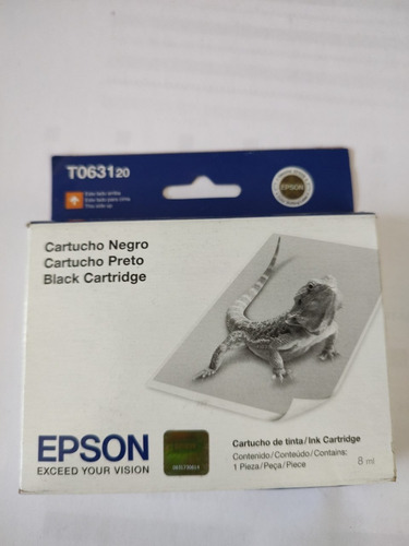 Juego De 4 Cartuchos Epson T063 Negro, Cyan, Mag Y Amarillo (Usado)