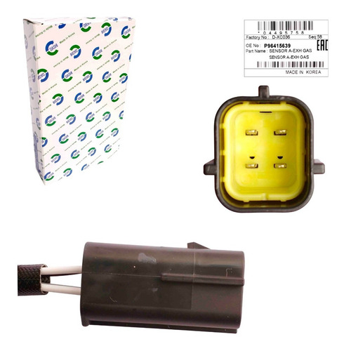 Imagen 7 de 8 de Sensor Oxigeno Spark 2008 2009 2010 4 Cables Original