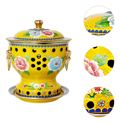 Copper Hot Pot Cookware Family Gathering Alcohol Hot Yellow