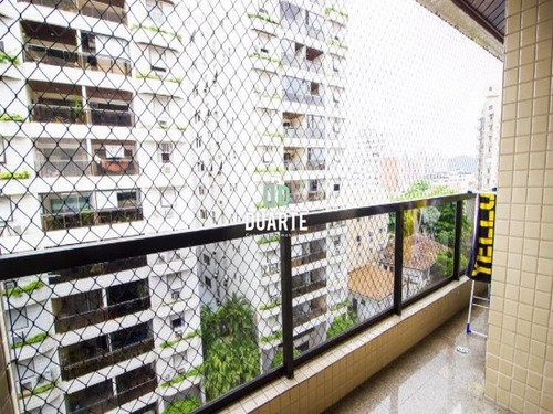 Imagem 30 de 30 de Lindo Apartamento Na Ponta Da Praia, 155m2, 3 Quartos, 1 Suíte, Dependência, Academia, Salão De Festas E Jogos, Portaria 24 Horas, Santos - Ap00771 - 33566058