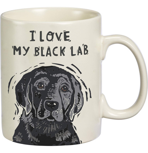 Primitives De Kathy Taza De Doble Cara I Love My Black Lab