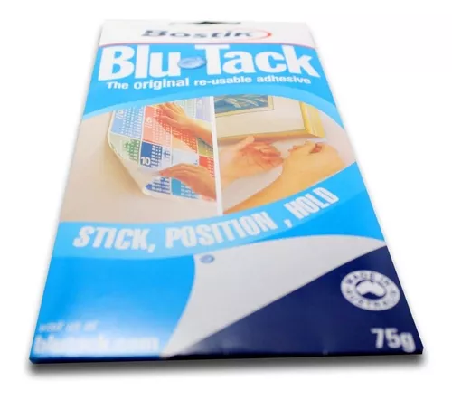  Blu Tack - Masilla adhesiva original, Paquete de 4