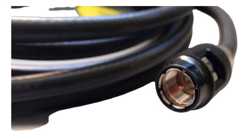 Cable Coaxial 18aws 2mts Con Clip De Seguridad 