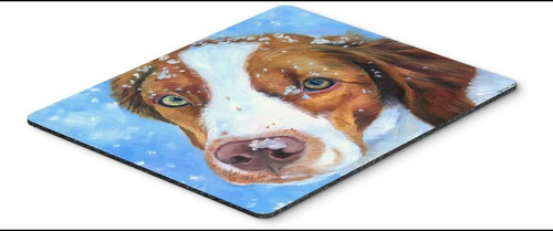 Carolines Treasures 7348mp Snow Baby Brittany Spaniel Ratón