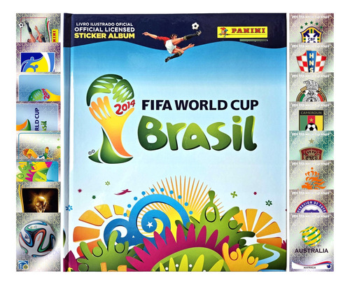 Álbum Copa Do Mundo 2014 Capa Dura Completo Para Colar