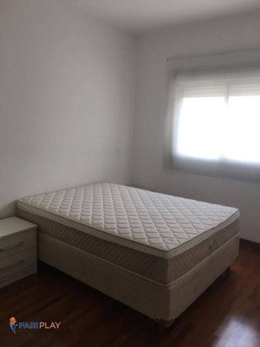 Apartamento No Brooklin, Ao Lado Da Berrini, 75m De Area Útil, 2 Dormitórios E 2 Vagas De Garagem - Ap3324