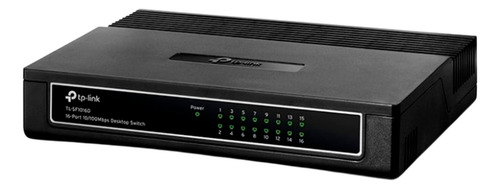 Switch Tp-link Sf1016d 16 Puertos Rj45 Con Auto Mdi/mdix