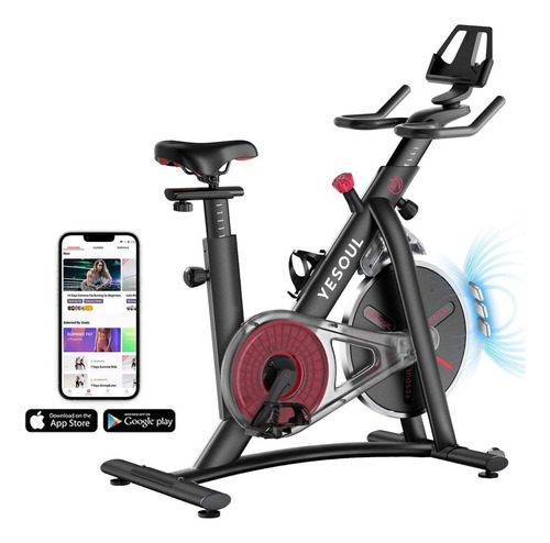Yesoul S3 Black Exercise Bike For Home Smart White Cycling B