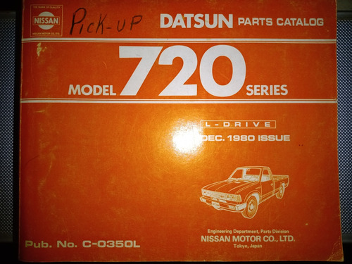 Manual Datsun Nissan Pickup Unico