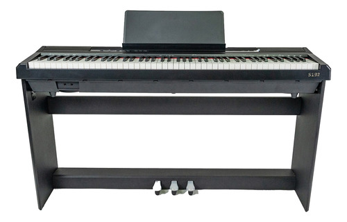 Piano Digital Aureal C/base, 88 Teclas Con Peso Touch S-192