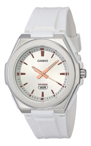 Reloj Mujer Casio Lwa-300h-7e Cuarzo Pulso Blanco En