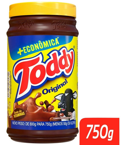 Achocolatado Em Po Toddy Original 750g 7892840819170