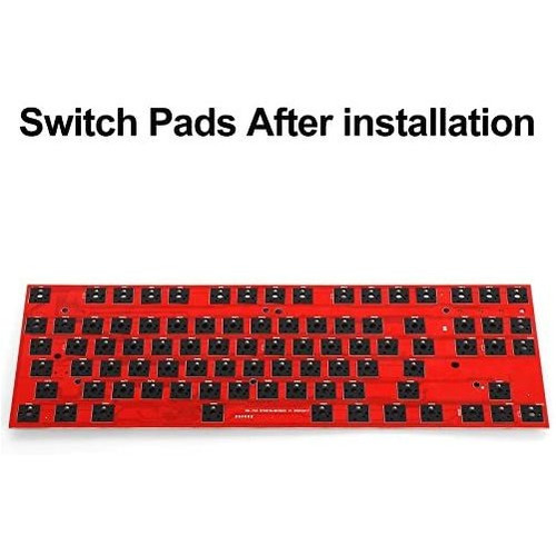 Teclado Poron Runjrx Pcb Foam 108 Layout, Botones De Conmuta