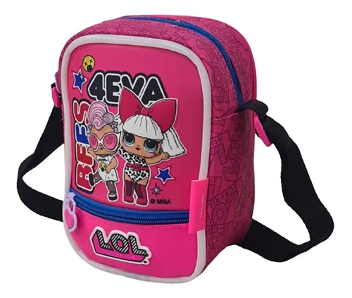 Morral Bandolera Niña Estampa Bordada Kiss - Aconcagua