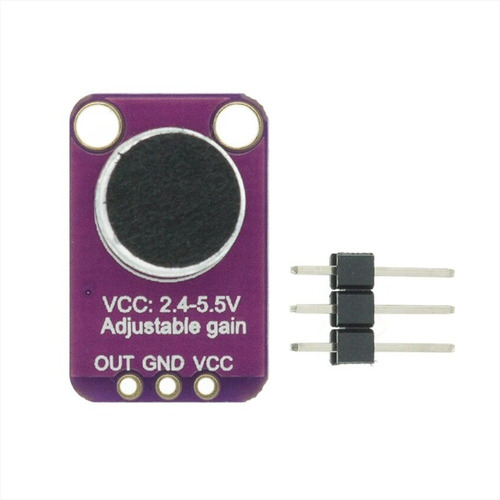 Modulo Amplificador De Microfono Electret Max4466, Bajo Thd