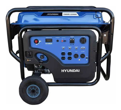 Generador Hyundai Con Motor De Gasolina 22hp 11.5kw 110v220v