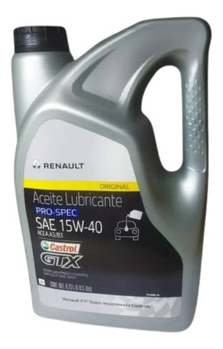 Aceite Renault 15w 40 Semi Sintético Original Clio Symbol