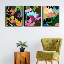 Comprar Cuadros Decorativos Modernos Para Sala En Tres Piezas. 