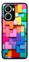 Comprar Funda Diseño 2d Tetris Bloques Cubos Coloridos Para Huawei