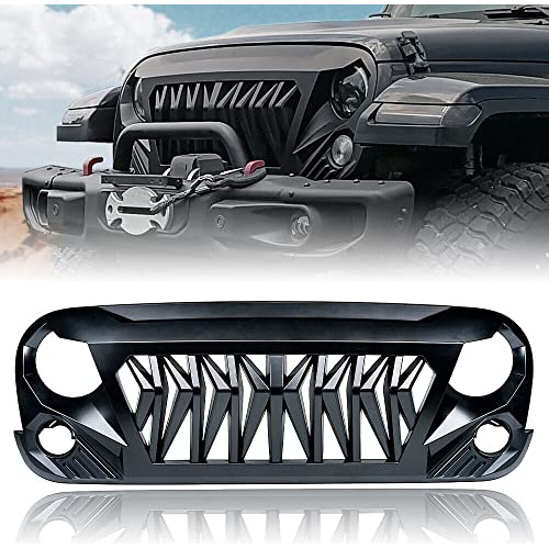 Matmacro Rejilla Compatible Con Jeep Wrangler Jk Shark Grill