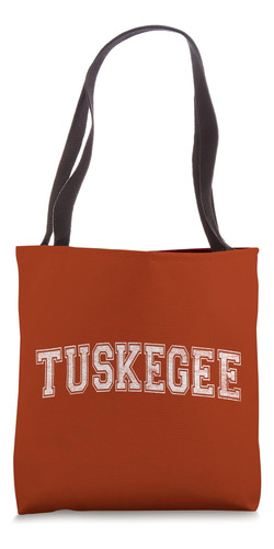 Tuskegee Alabama Varsity Estilo Arqueado Bolsa De Tela