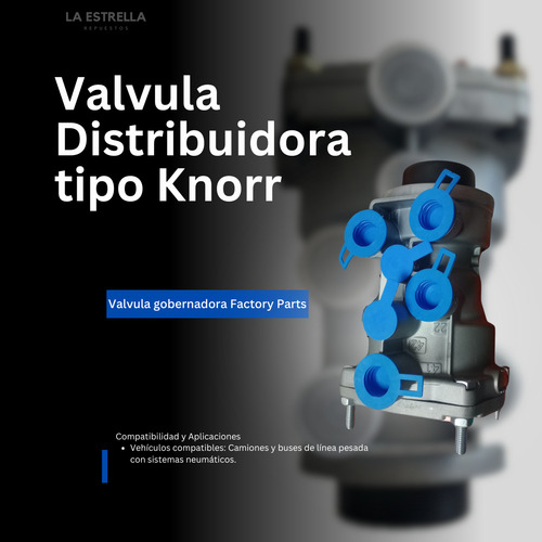 Válvula Distribuidora Tipo Knorr Bremse Línea Pesada
