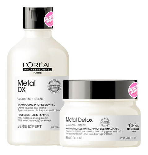 Pack De Shampoo Y Mascara Metal Detox Loreal