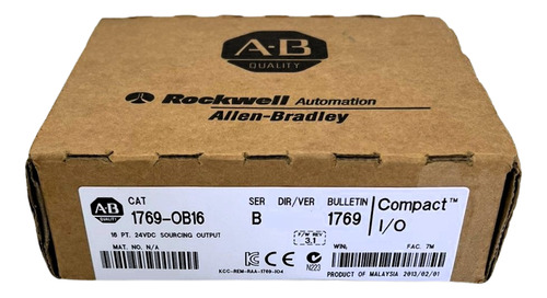 1769-ob16 Módulo De Saída Digital Allen Bradley Com Nf