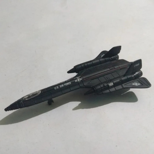 Maisto Avión 12 Cm Sr-71 Black Bird  Juguete Coleccion 