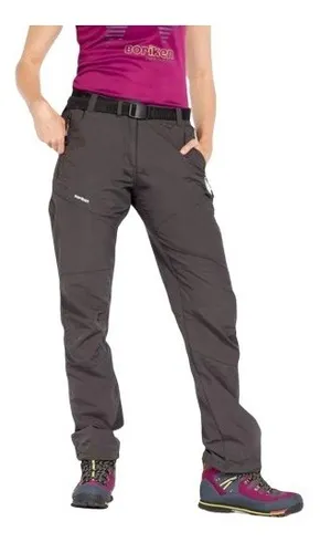 Pantalón Montaña Mujer Gris Oscuro Boriken