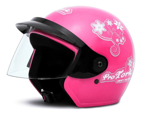 Capacete Liberty Three For Girls - Rosa Tamanho 58