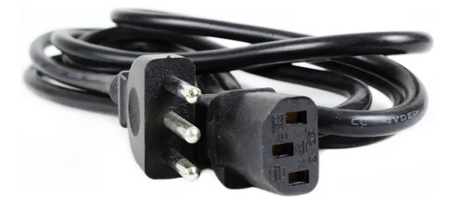 Cable De Poder Computacion Negro 1.8mts