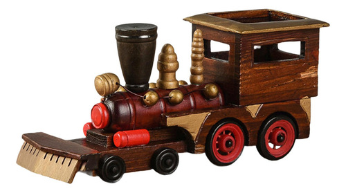 Elegante Modelo De Tren De Madera Para Decoración De C