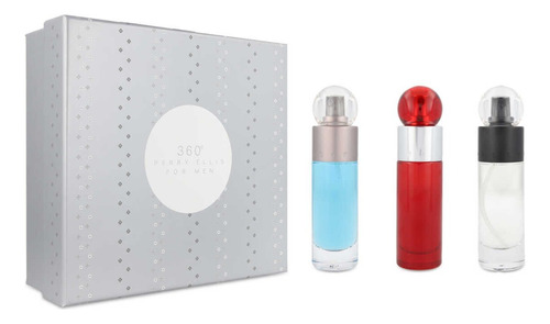 Set Perfume Caballero Perry Ellis 360° Mix 3 Piezas