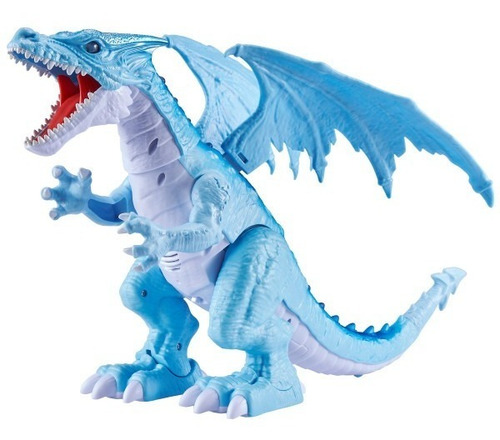 Robo Alive Robotic Furioso Dragón Robotico 7115 Personaje Celeste Hielo