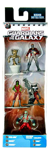 Guardianes De La Galaxia Pack 5 Figuras Metalfigs Jada Toys