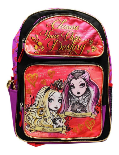 Mochila Escolar: Diseño De Ever After High