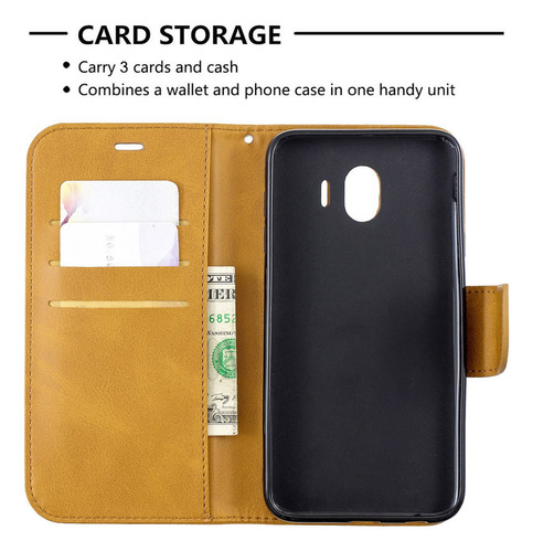De Funda Con Tapa Tipo Cartera Bf64 Para Samsung Galaxy J4 (201