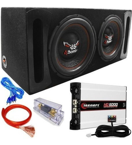 Doble Subwoofer Bicho Papao 15  2000 + Hd5000 + Cable Cajon