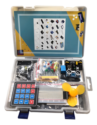 Kit De Electrónica Arduino Uno R3 Con Ide Componentes
