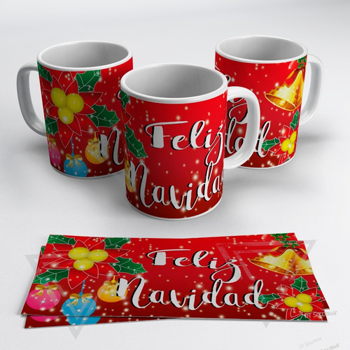 Imagen 8 de 10 de Tazas De Navidad Personalizadas Amigo Secreto Regalo 11 Oz