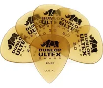Comprar Picks Dunlop Ultex Sharp 2.0mm - 6 Púas Para Guitarra