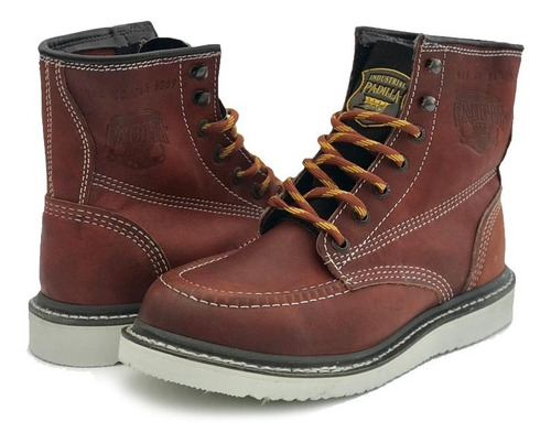 Botas Tipo Red Wing Hombre, Industrial Padilla,  100% Piel