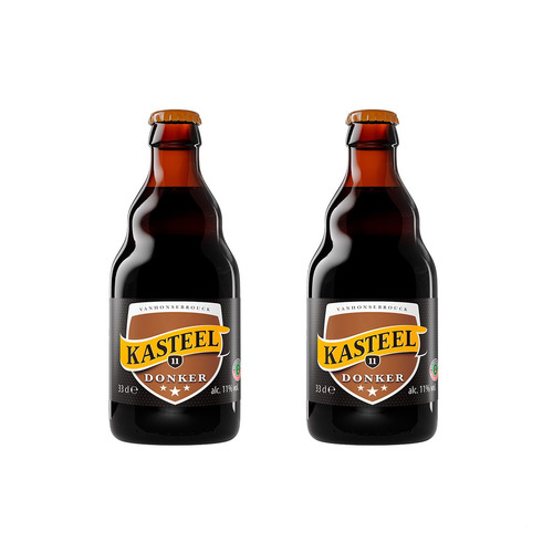 Cerveja Belga Kasteel Donker 330ml Importada - Kit Com 2 Und