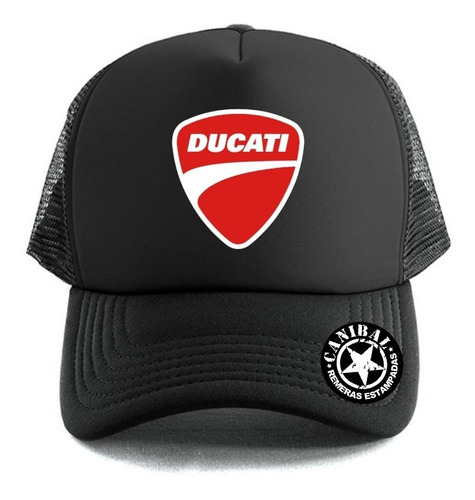 Gorras Trucker Ducati Logo Remeras Estampadas Canibal
